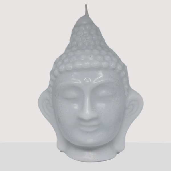 Buddha - félfej gyertya választható színben