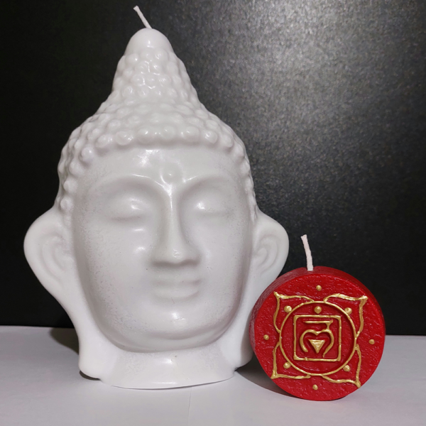 Buddha - félfej gyertya választható színben - Image 8