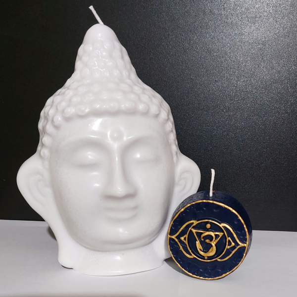 Buddha - félfej gyertya választható színben - Image 7